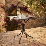 ROMANUS - tavolo in acciaio da giardino