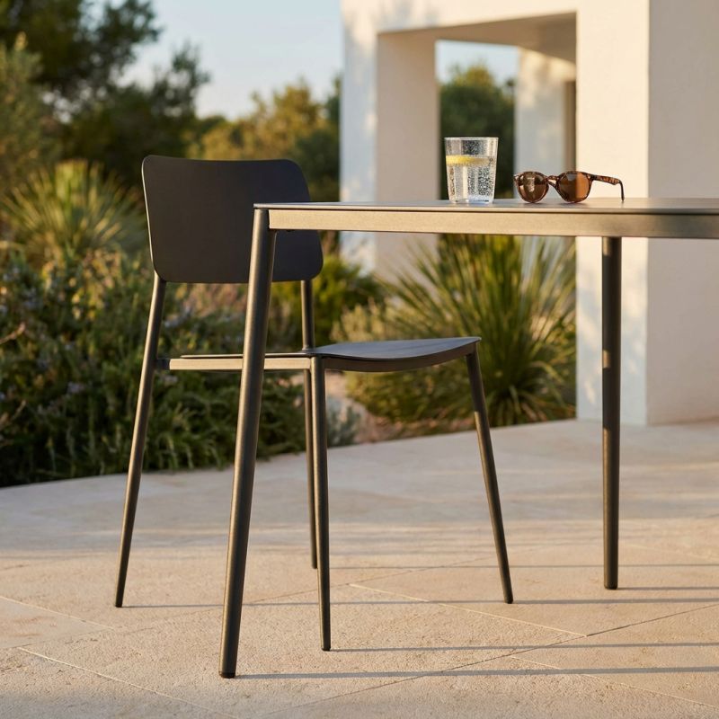 VIPER - sedia in acciaio da giardino