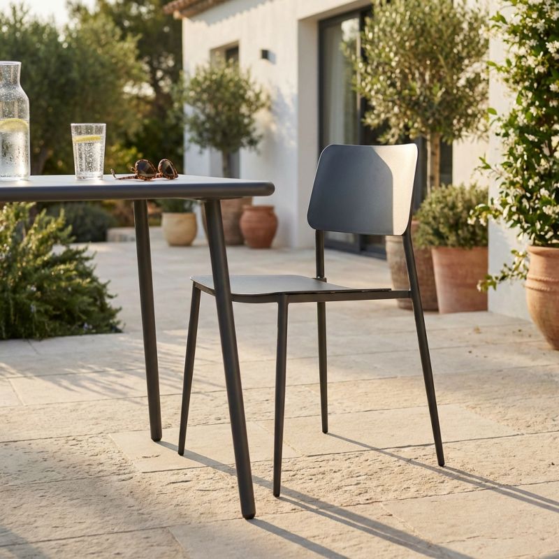 VIPER - sedia in acciaio da giardino