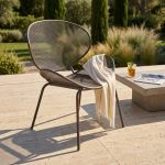 HERMAN - poltrona da giardino in acciaio
