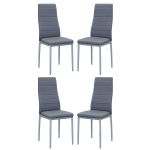 FRITZ - set di 4 sedie in ecopelle
