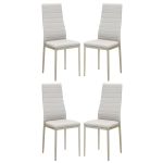 FRITZ - set di 4 sedie in ecopelle