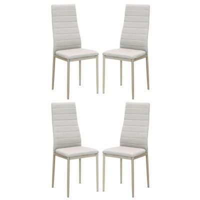 FRITZ - set di 4 sedie in ecopelle