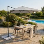 VOLTA - ombrellone da giardino decentrato 2 x 3