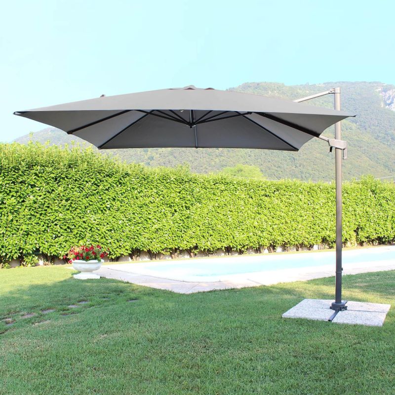 VOLTA - ombrellone da giardino decentrato 2 x 3