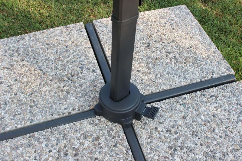 VOLTA - ombrellone da giardino decentrato 2 x 3