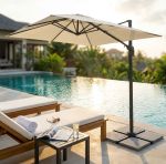 VOLTA - ombrellone da giardino decentrato 2 x 3