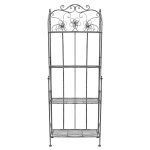 ELEONORE - scaffale 4 piani stile provenzale in ferro verniciato