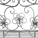 ELEONORE - scaffale 4 piani stile provenzale in ferro verniciato