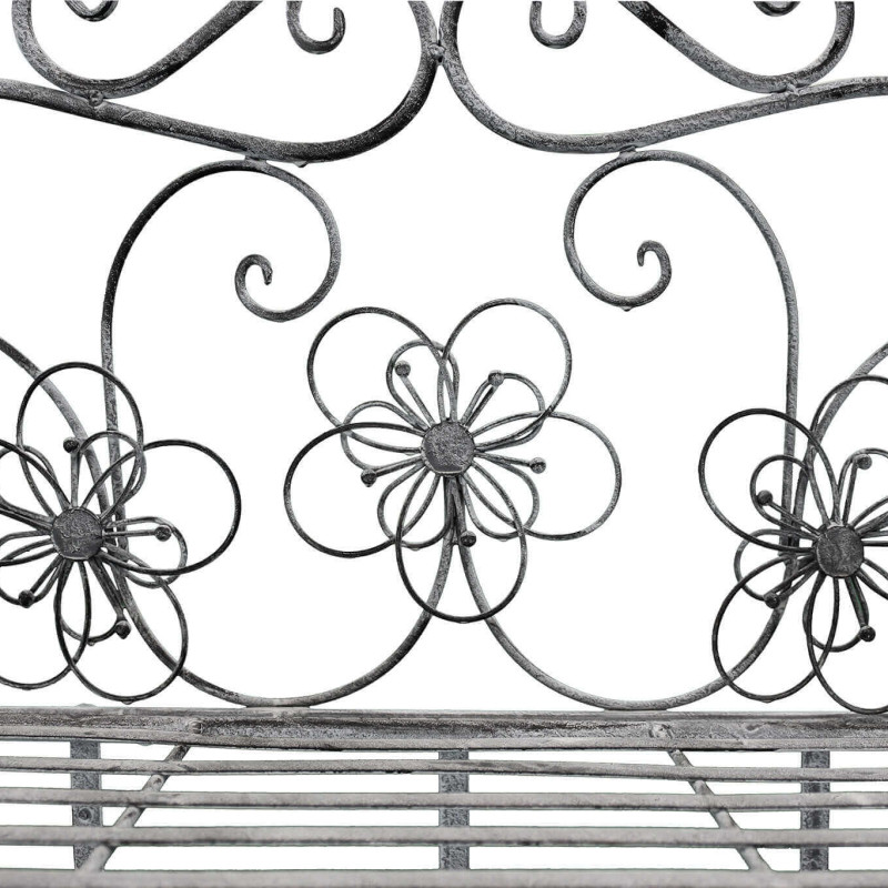 ELEONORE - scaffale 4 piani stile provenzale in ferro verniciato