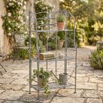 DORIANE - scaffale 3 piani stile provenzale in ferro verniciato