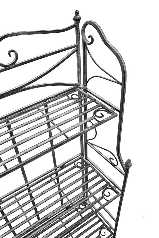 DORIANE - scaffale 3 piani stile provenzale in ferro verniciato