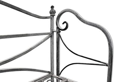 DORIANE - scaffale 3 piani stile provenzale in ferro verniciato