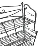DORIANE - scaffale 3 piani stile provenzale in ferro verniciato
