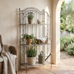 FLAVIENNE - scaffale 3 piani stile provenzale in ferro verniciato