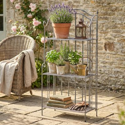 FLAVIENNE - scaffale 3 piani stile provenzale in ferro verniciato