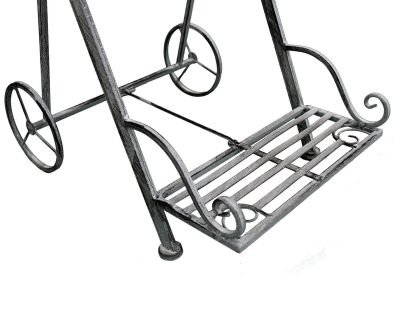 DORIAN - eatagere bianco ossidato