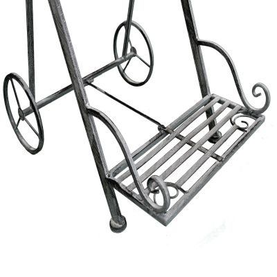 DORIAN - eatagere bianco ossidato