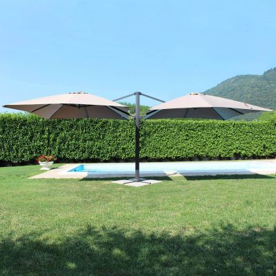 DA VINCI - ombrellone doppio da giardino