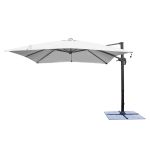 TESLA - ombrellone da giardino decentrato con led 3 x 4