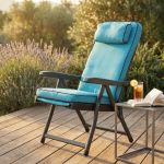 HARPER - poltrona sdraio relax reclinabile con poggiapiedi scorrevole