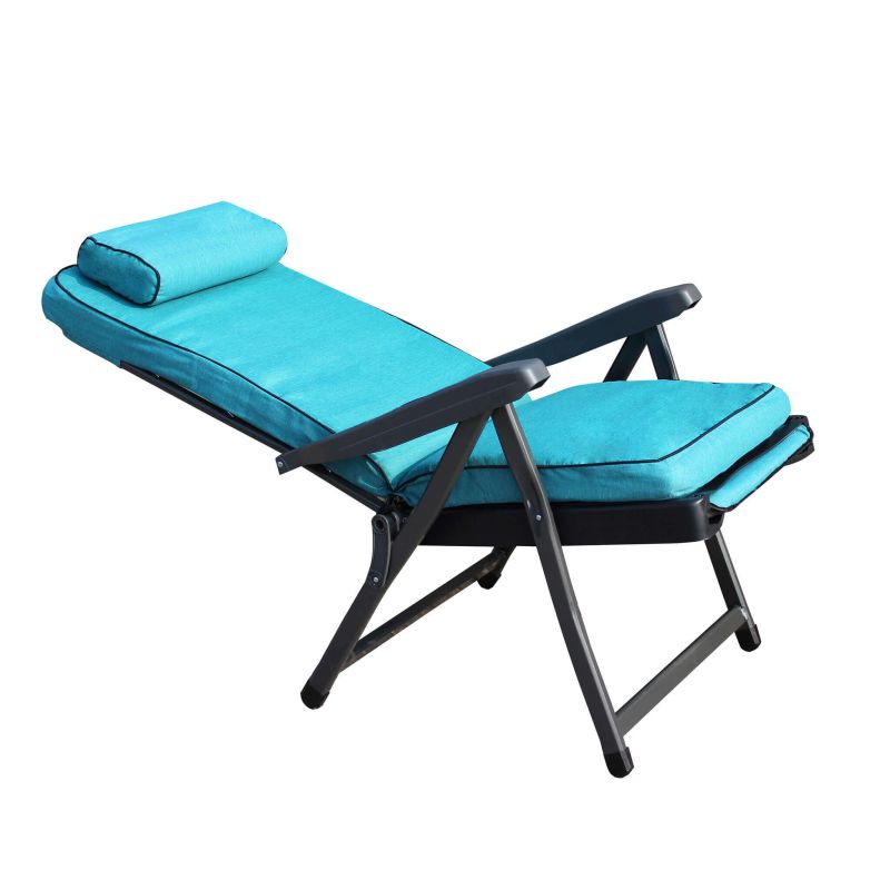 HARPER - poltrona sdraio relax reclinabile con poggiapiedi scorrevole