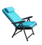 HARPER - poltrona sdraio relax reclinabile con poggiapiedi scorrevole