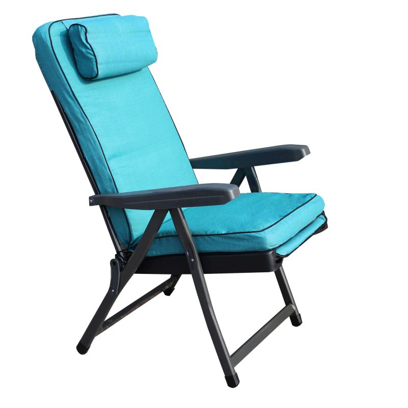 HARPER - poltrona sdraio relax reclinabile con poggiapiedi scorrevole