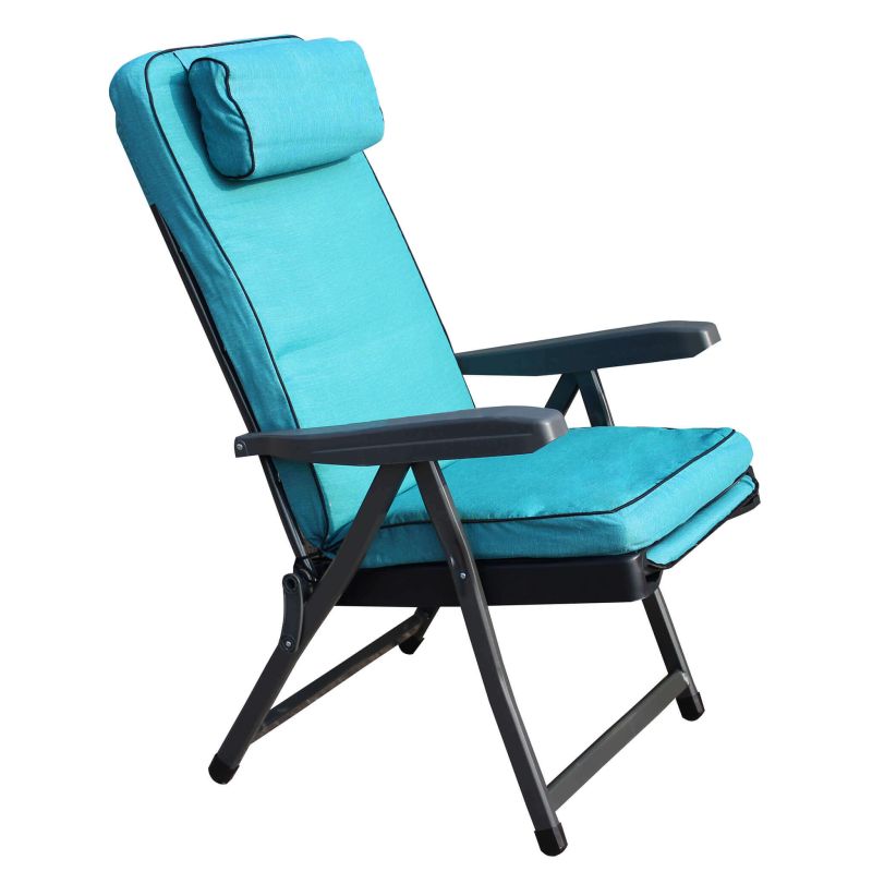 HARPER - poltrona sdraio relax reclinabile con poggiapiedi scorrevole