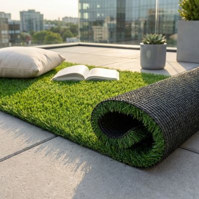 Tappeto Sintetico da 2 cm di spessore misura 1 x 25 m