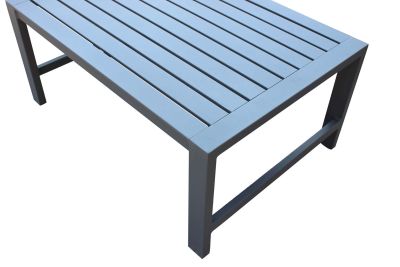 AULUS - salotto da giardino in alluminio 4 posti