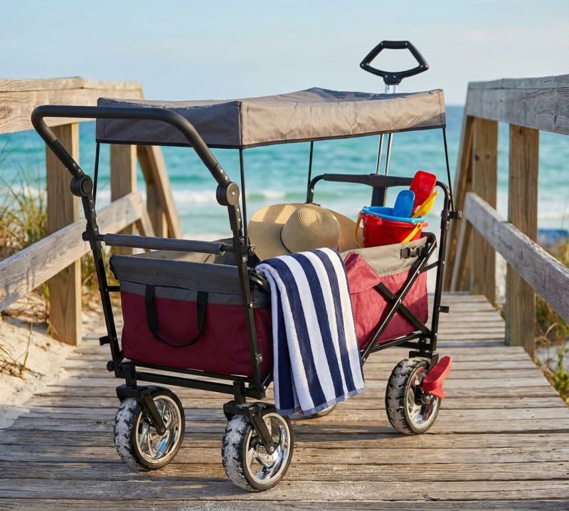 BABA - carrello da spiaggia con tettuccio