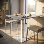 ALANA - Base per tavolo a colonna cm 50 x 50 x 105 h