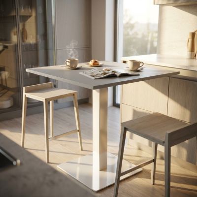 ALANA - Base per tavolo a colonna cm 50 x 50 x 105 h