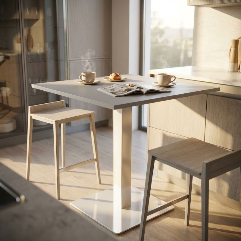 ALANA - Base per tavolo a colonna cm 50 x 50 x 105 h