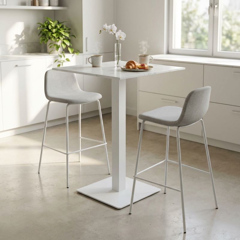 ALANA - Base per tavolo a colonna cm 50 x 50 x 105 h