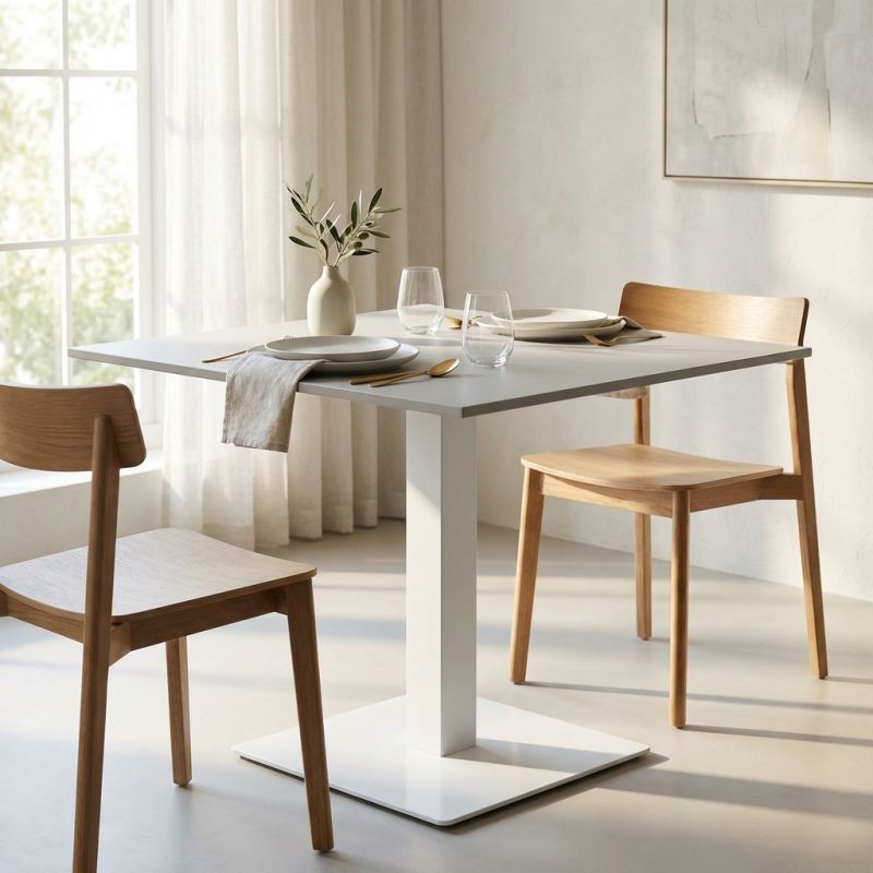 ALANA - Base per tavolo a colonna cm 50 x 50 x 72 h