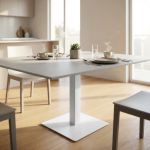 ALANA - Base per tavolo a colonna cm 50 x 50 x 72 h