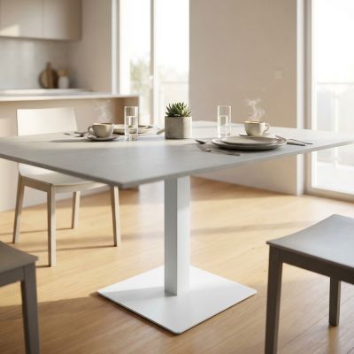 ALANA - Base per tavolo a colonna cm 50 x 50 x 72 h