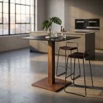 ALANA - Base per tavolo a colonna cm 50 x 50 x 105 h