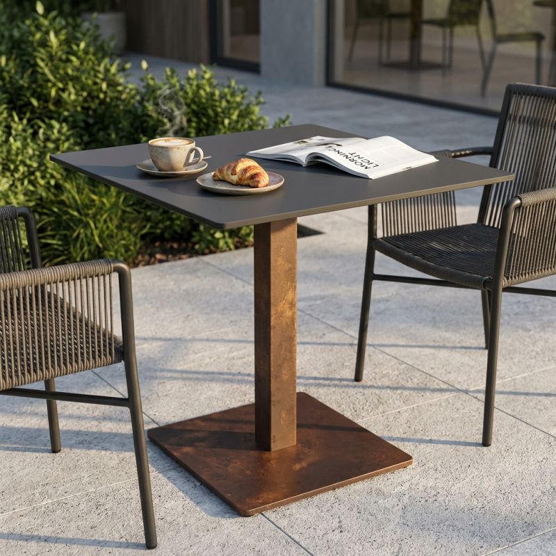 ALANA - Base per tavolo a colonna cm 50 x 50 x 72 h