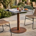 ALANA - Base per tavolo a colonna cm Ø 50 x 75 h