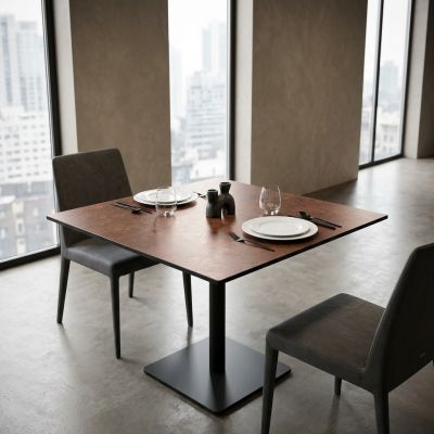 ANNE - piano per tavolo 80x80 cm sp. 10 mm