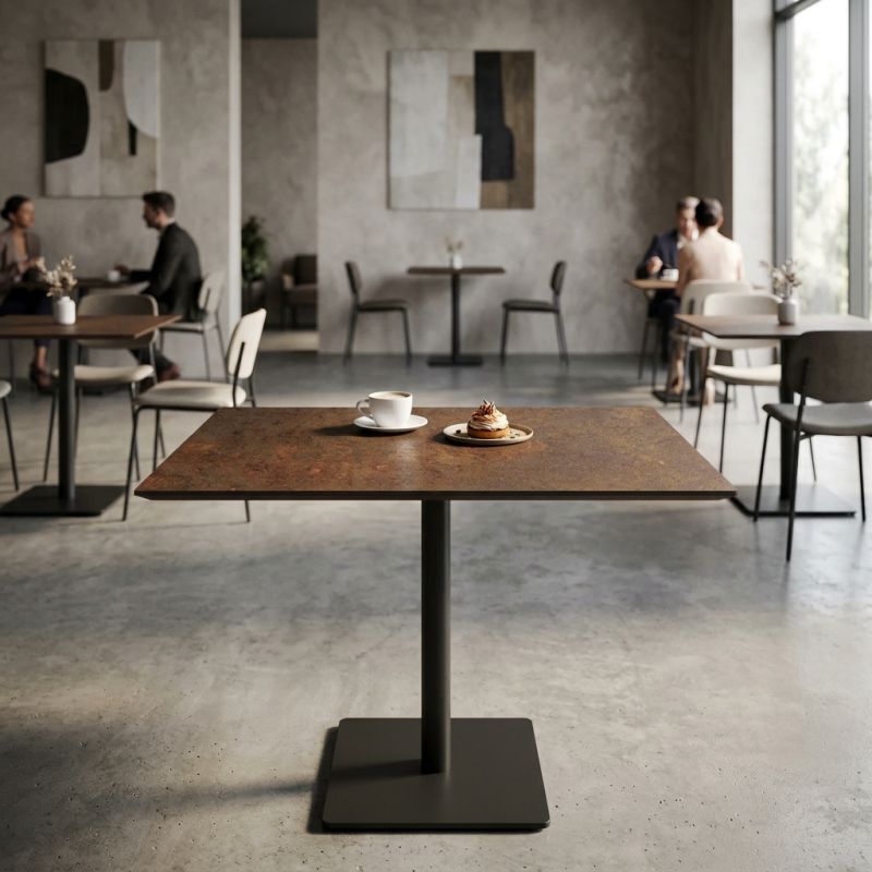 ANNE - piano per tavolo 80x80 cm sp. 10 mm