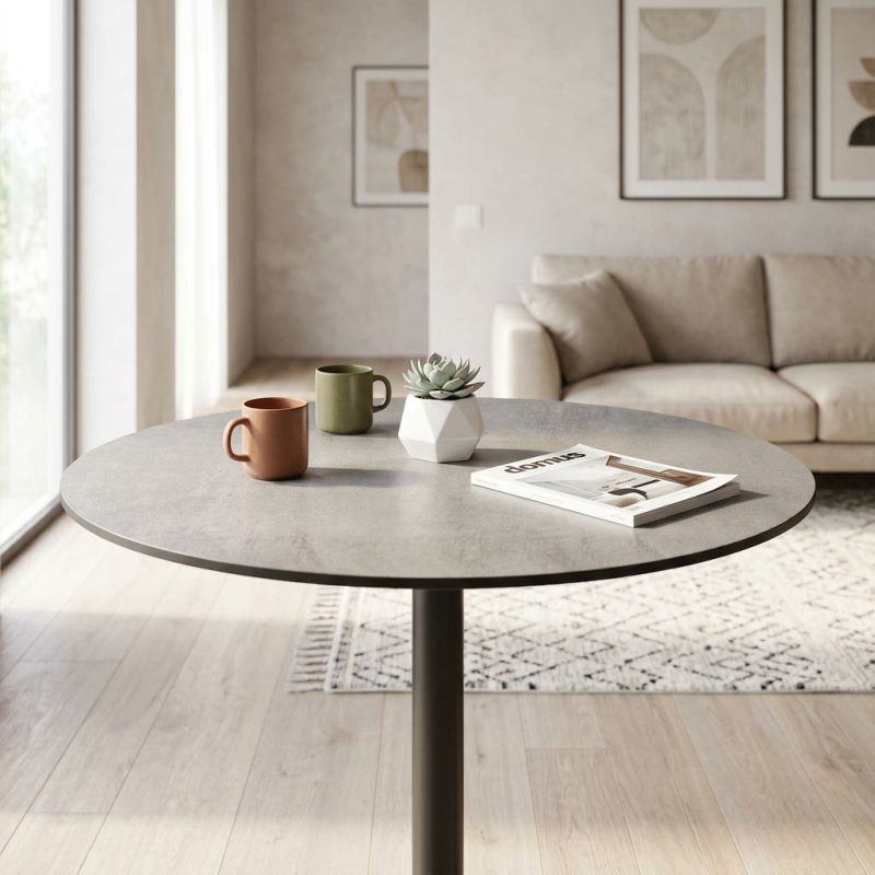 ANNE - piano per tavolo Ø 80 cm sp. 10 mm