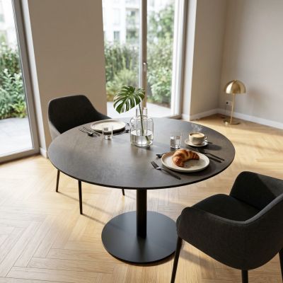 ANNE - piano per tavolo Ø 80 cm sp. 10 mm