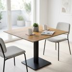 ANNE - piano per tavolo 80x80 cm sp. 10 mm