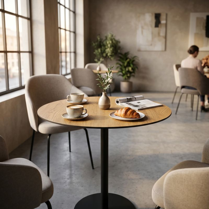 ANNE - piano per tavolo Ø 60 cm sp. 10 mm