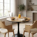 ANNE - piano per tavolo Ø 70 cm sp. 10 mm