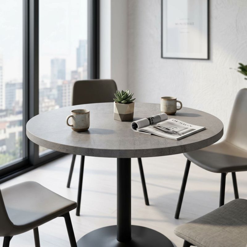 ANNE - piano per tavolo Ø 80 cm sp. 18 mm